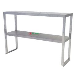 Kệ inox - Kệ phẳng 2 tầng đặt trên bàn