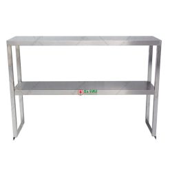 Kệ inox - Kệ phẳng 2 tầng đặt trên bàn