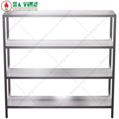 Kệ inox - kệ phẳng 4 tầng