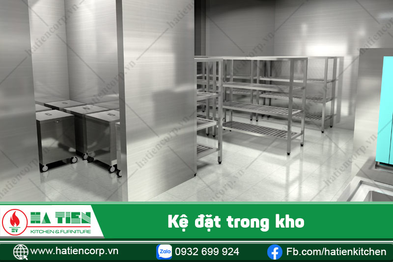 kệ đặt trong kho