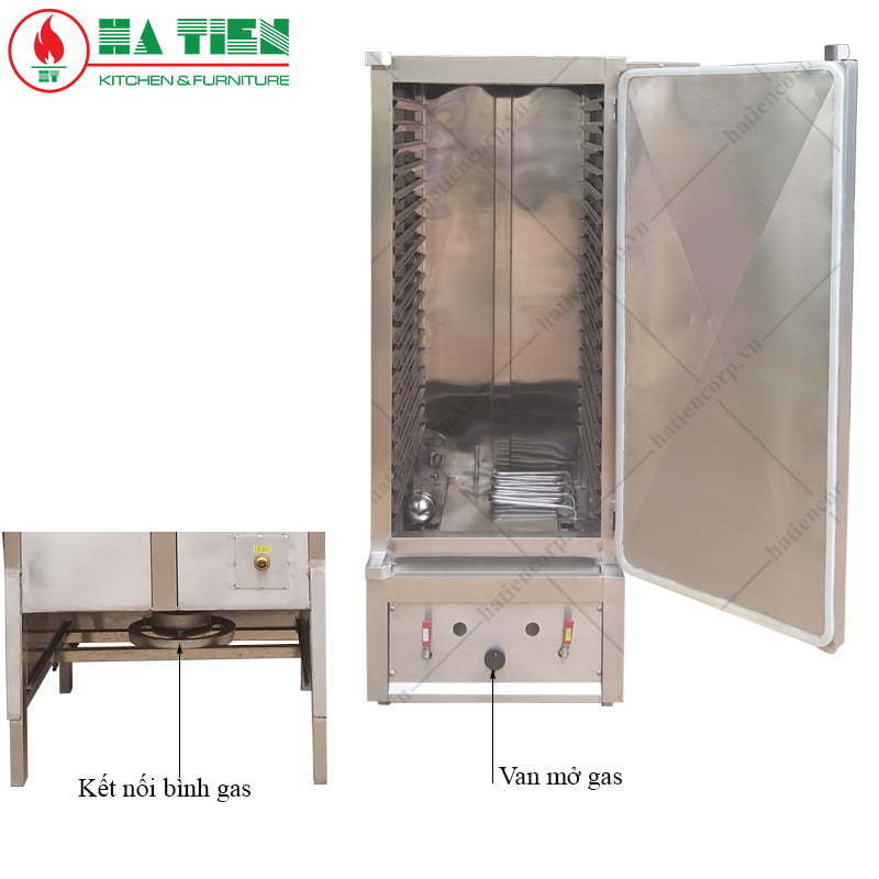 Van gas tủ nấu cơm công nghiệp