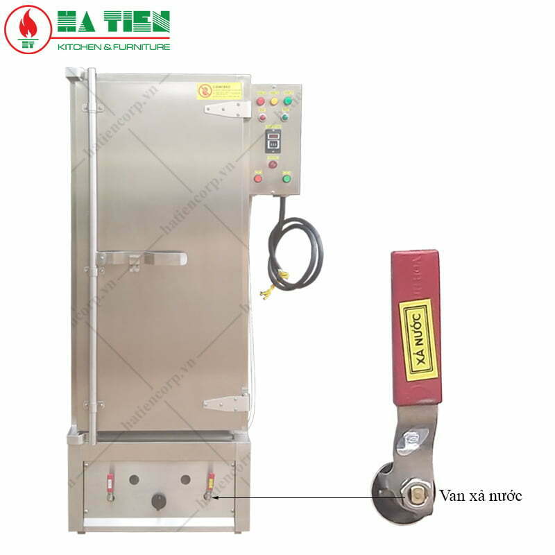 Tủ nấu cơm công nghiệp - Van xả nước