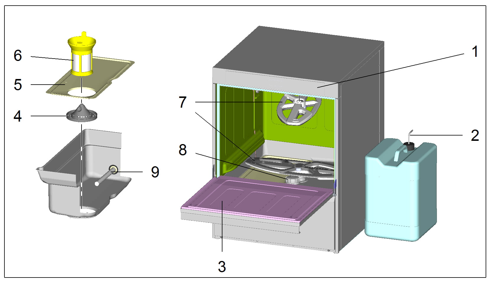 Cấu tạo WinterHalter P50