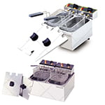 Bếp chiên nhúng đôi