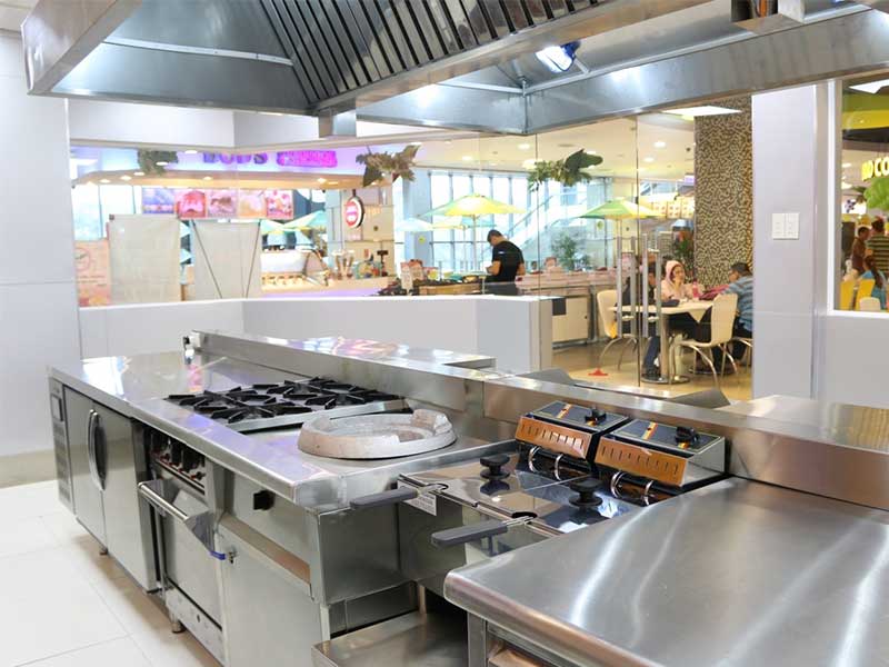 Khu bếp đơn giản và hiện đại