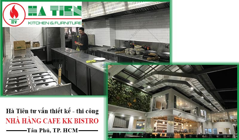 thiết kế bếp nhà hàng cafe 