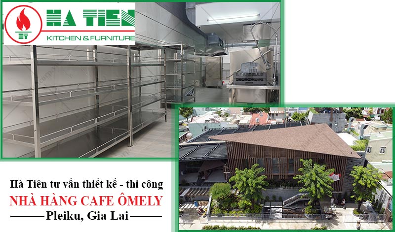 Thiết kế bếp nhà hàng cafe 