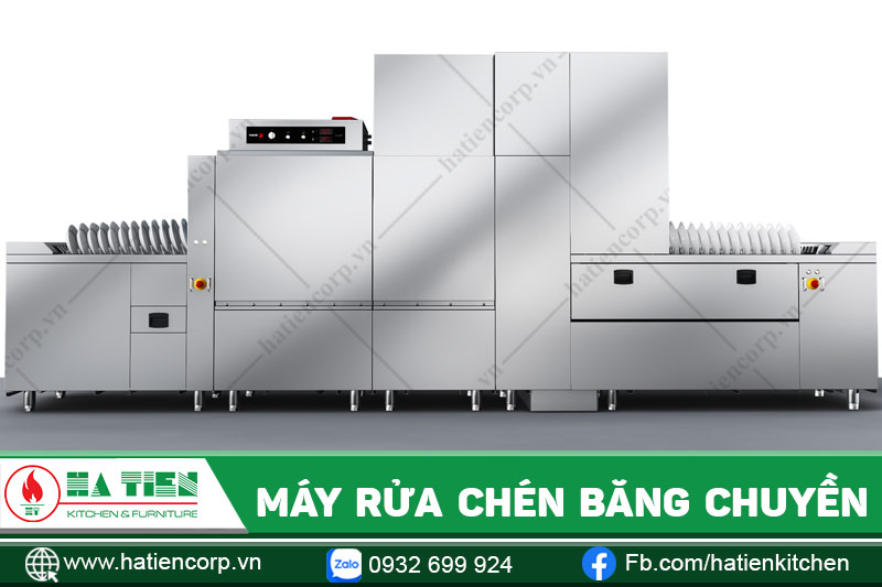 Máy rửa chén băng chuyền