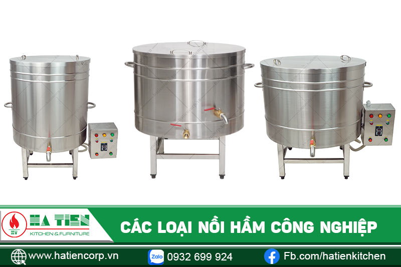 Các loại nồi hầm công nghiệp