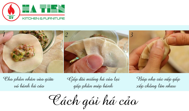 Cách gói há cảo