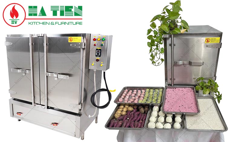 Cách làm há cảo hấp bằng tủ nấu cơm công nghiệp