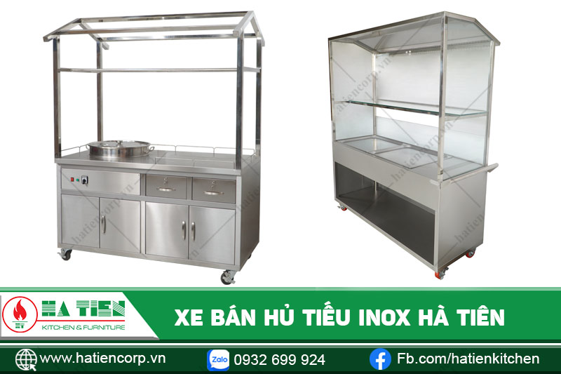 Mẫu thiết kế xe bán hủ tiếu Hà Tiên