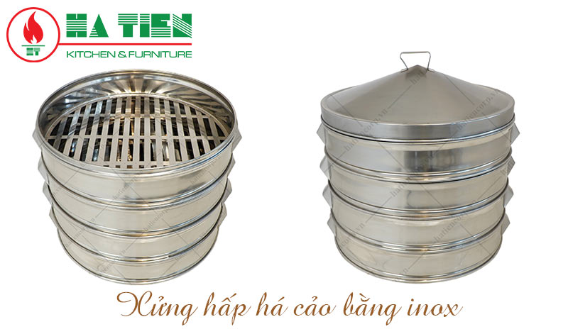 xửng hấp há cảo bằng inox