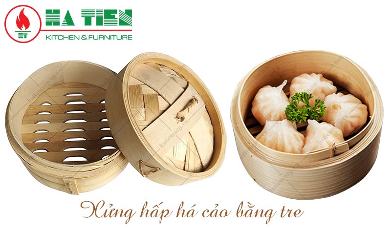 Xửng hấp há cảo bằng tre