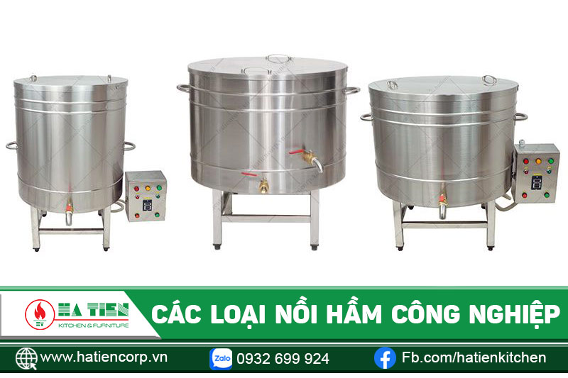 Các loại nồi hầm công nghiệp