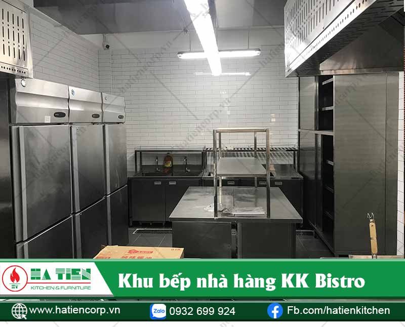 Khu bếp quán cafe đẹp ở Tân Phú - KK Bistro 7