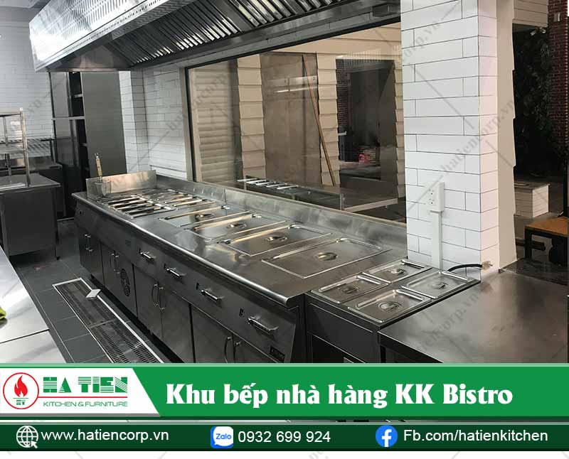 Khu bếp quán cafe đẹp ở Tân Phú - KK Bistro 6