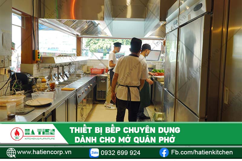 Thiết bị bếp chuyên dụng cho mở quán phở
