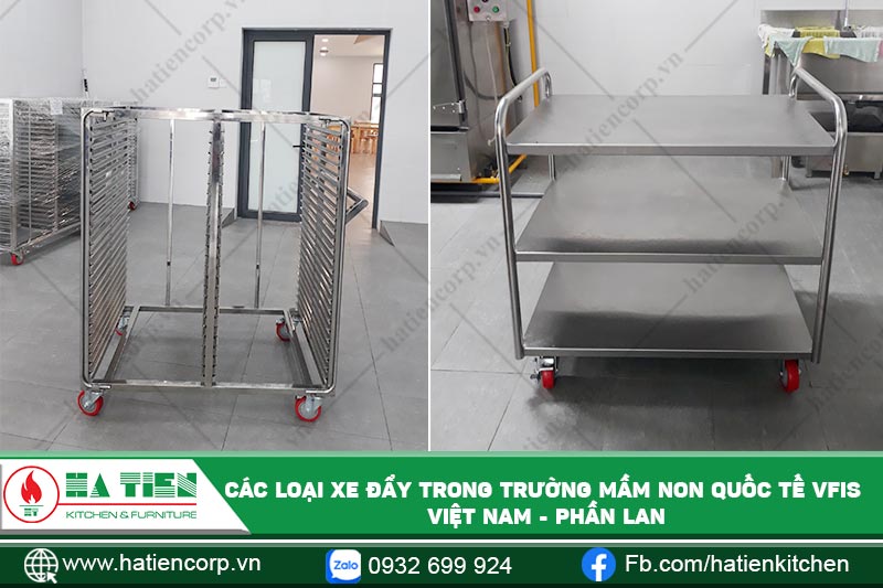 Các loại xe đẩy inox