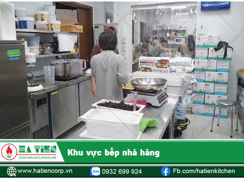 Các thiết bị được bố trí hợp lý, ngăn nắp