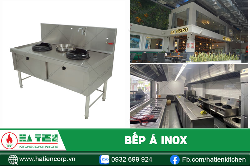 Bếp á inox thiết bị cần có trong nhà hàng