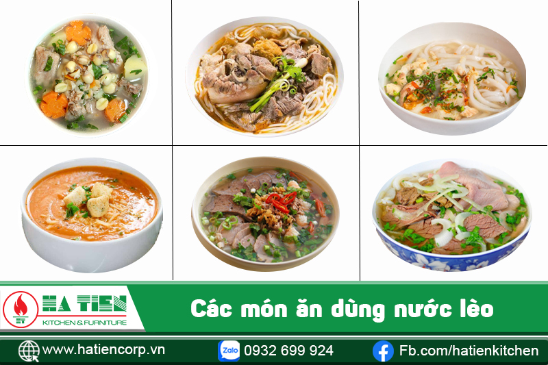 Bếp hầm xương trong nhà hàng chuyên nấu các món nước lèo