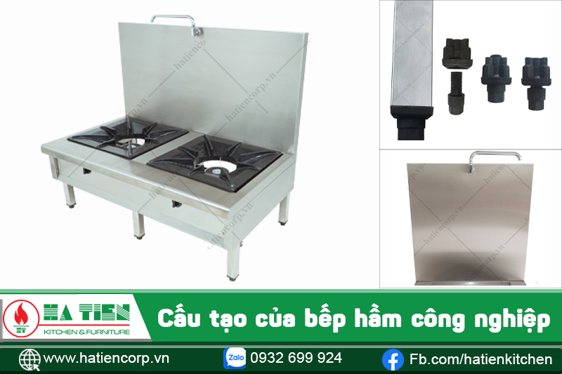 Cấu tạo của bếp hầm công nghiệp