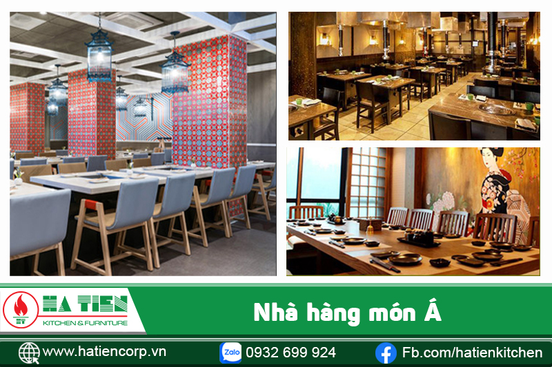 Bếp Á inox được dùng phổ biến trong các nhà hàng phương Đông