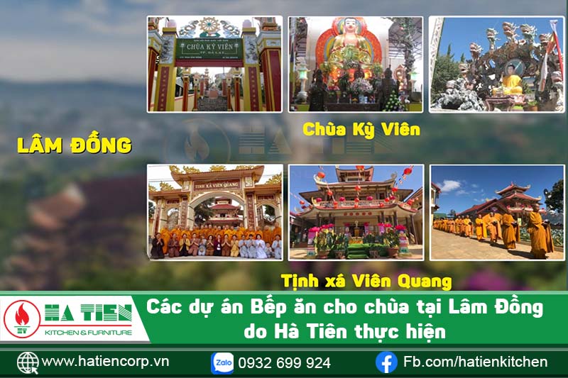 Bếp ăn cho chùa tại Lâm Đồng