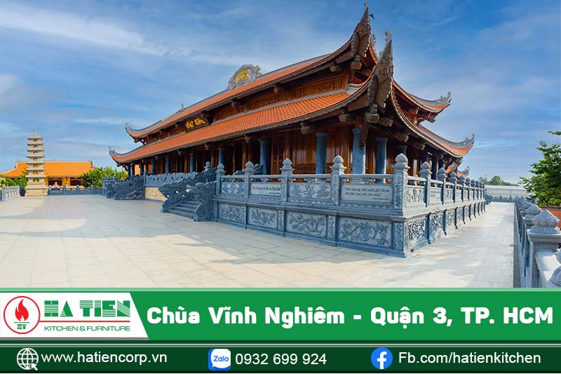 Bếp nấu ăn từ thiện chùa Vĩnh Nghiêm