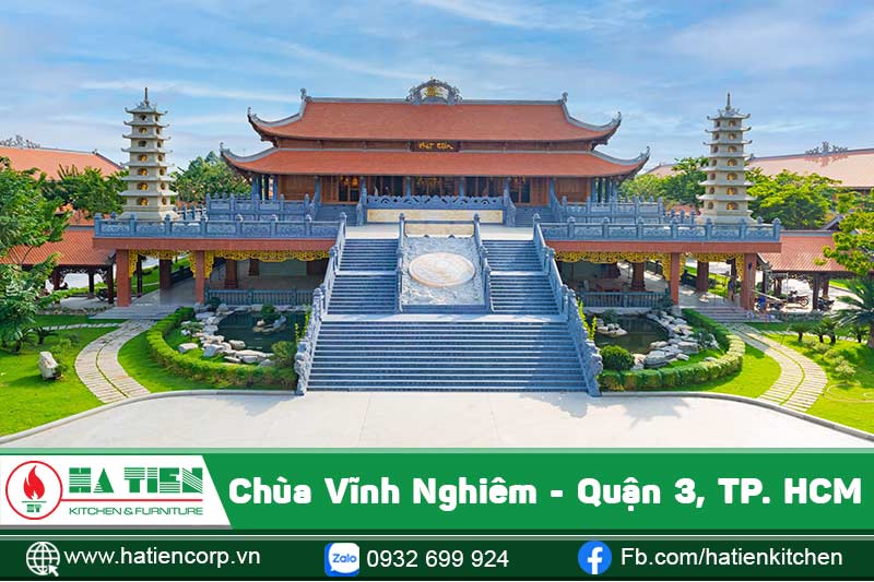 bếp ăn từ thiện, Chùa Vĩnh Nghiêm, quận 3, Tp. HCM