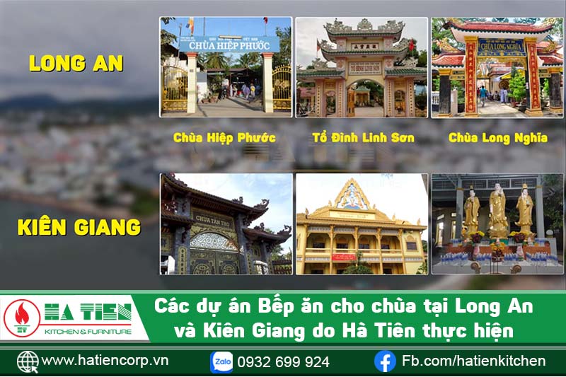 bếp ăn từ thiện tại Long An và Kiên Giang