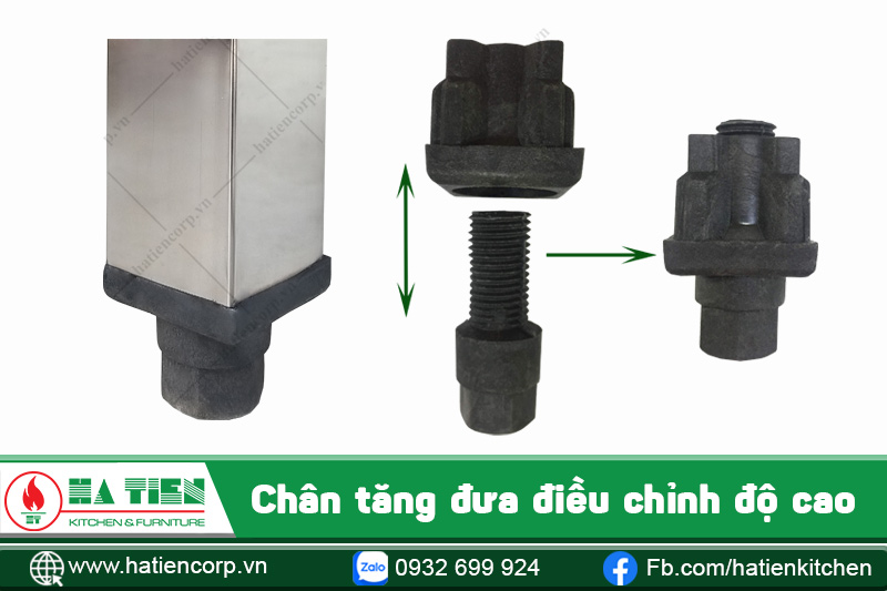 chân bồn rửa 2 ngăn cho máy rửa chén