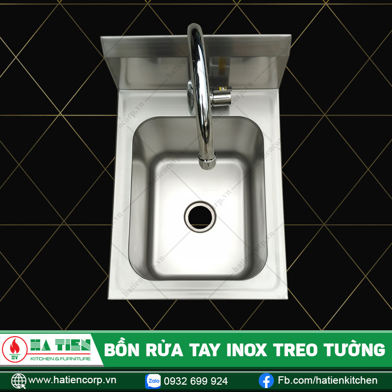 bồn rửa tay inox treo tường 1