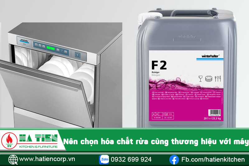 Máy rửa ly công nghiệp dùng hóa chất chuyên biệt