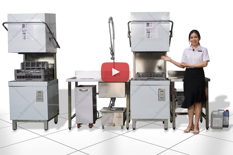 Video máy rửa chén công nghiệp