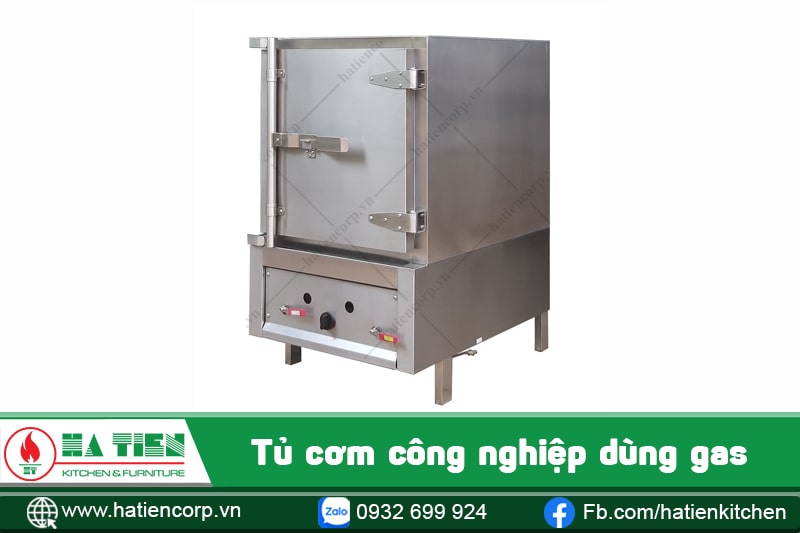  Tủ cơm công nghiệp dùng gas