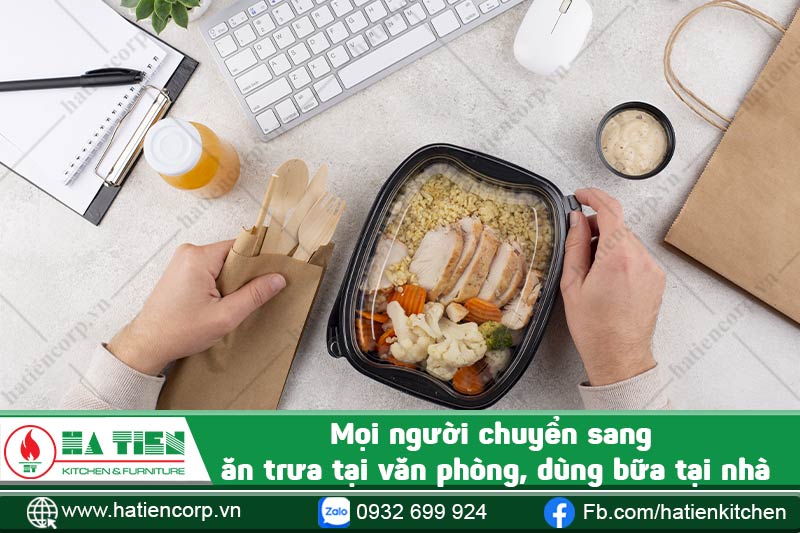 bếp trên mây phục vụ ăn tại nhà