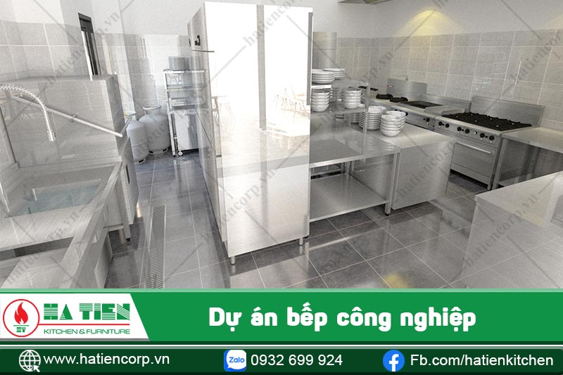dự án bếp công nghiệp