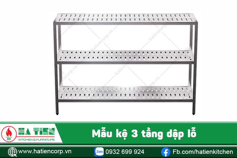 kệ inox để lò vi sóng 3 tầng
