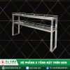 kệ 2 tầng inox