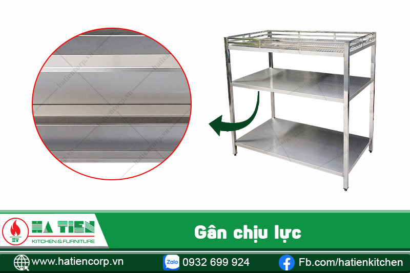 kệ đa năng 3 tầng có gân chịu lực