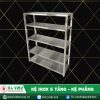 kệ inox 5 tầng