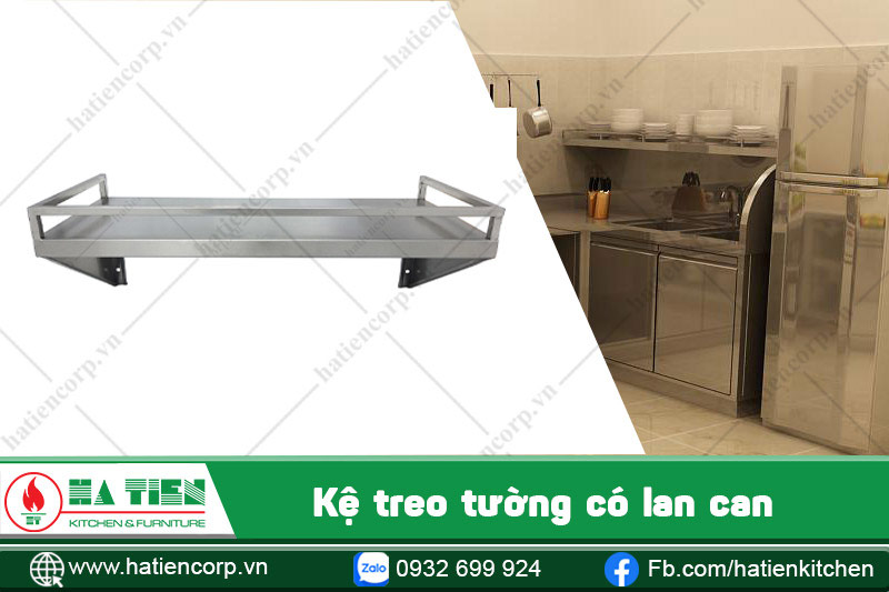 Kệ inox treo tường