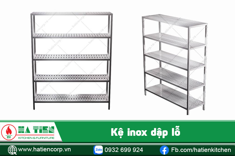 Kệ inox dập lỗ