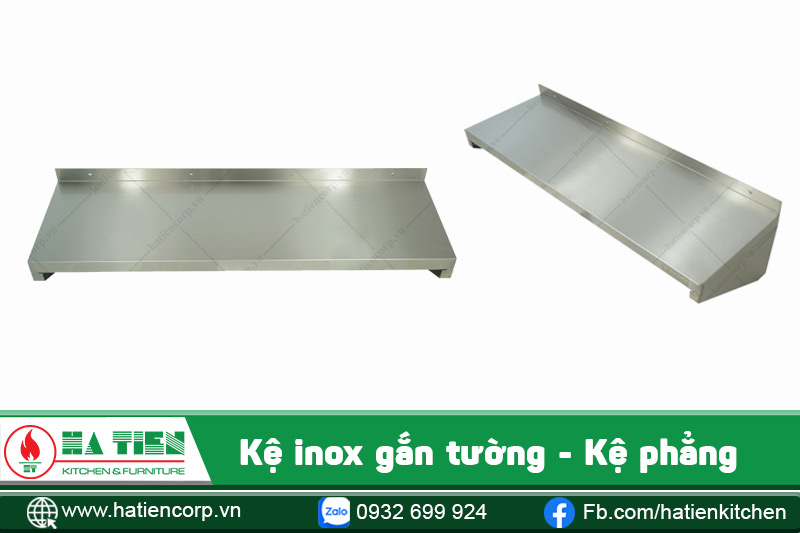 kệ inox gắn tường - kệ phẳng