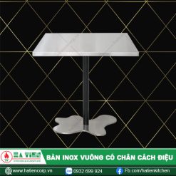 Bàn vuông inox