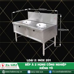 bếp á 2 họng 201