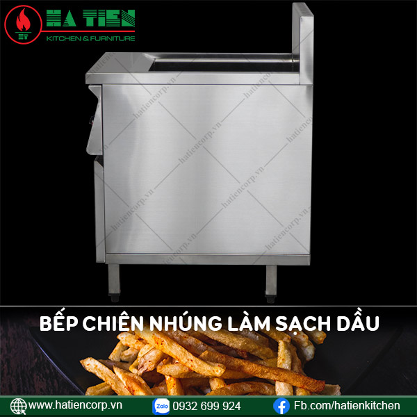 bếp chiên nhúng tách dầu