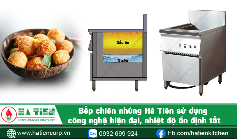 Bếp chiên nhúng Hà Tiên ổn định nhiệt độ tốt